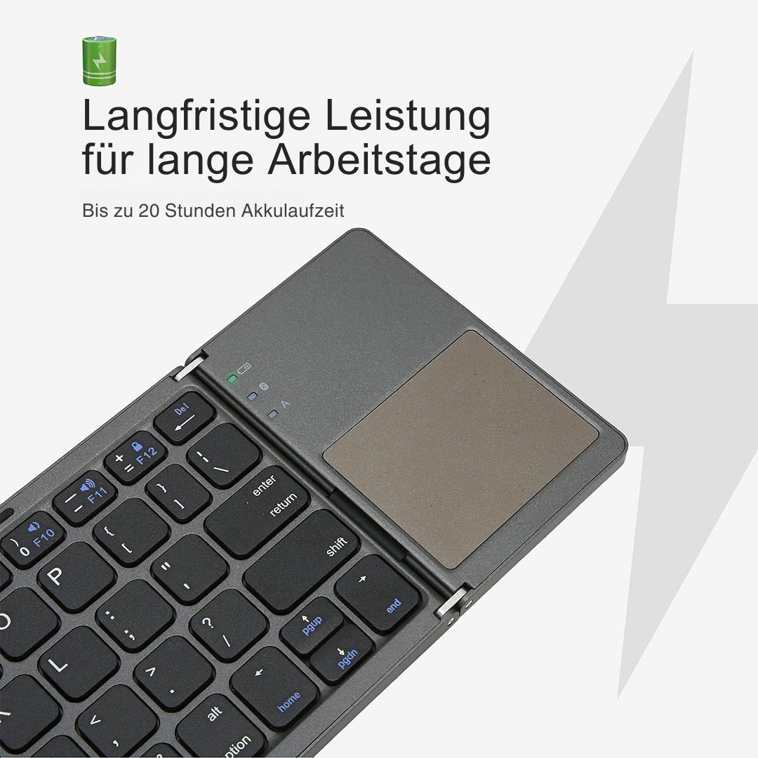 Portable Wireless Keyboard with Touchpad