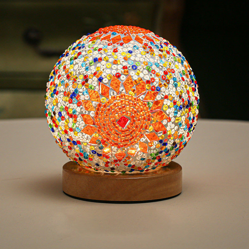 Colorful Mosaic LED Table Lamp