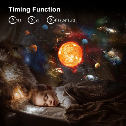Cosmic Star Projector with 360° Rotation