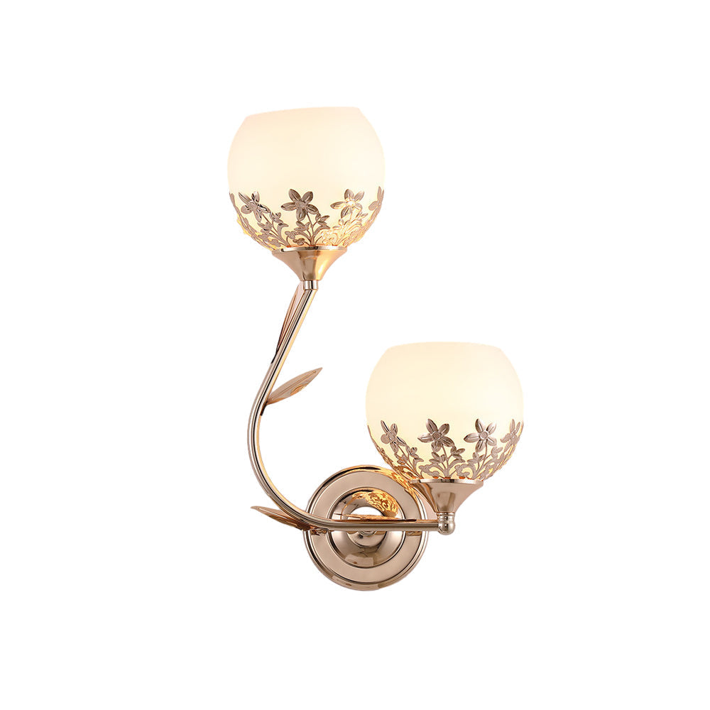 Elegant Double Glass LED Wall Lamp Fixtures