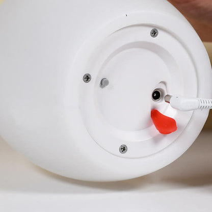 Colorful Plastic Oval LED Desk Lamp