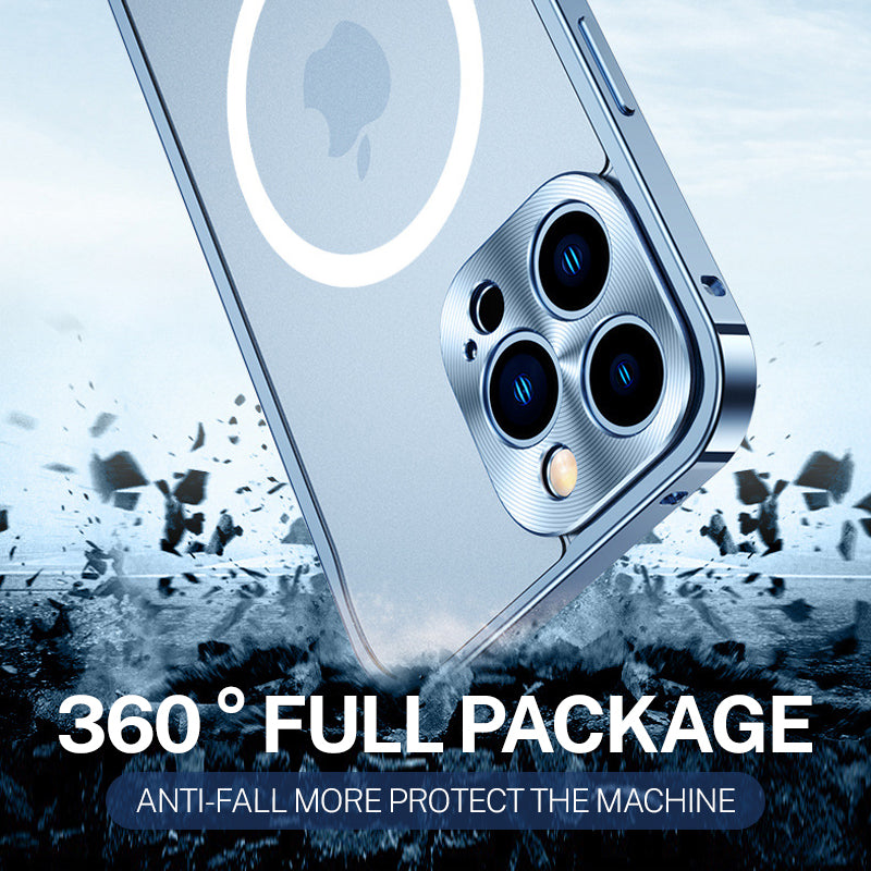 Strong Metal Phone Magnetic Charging Cover