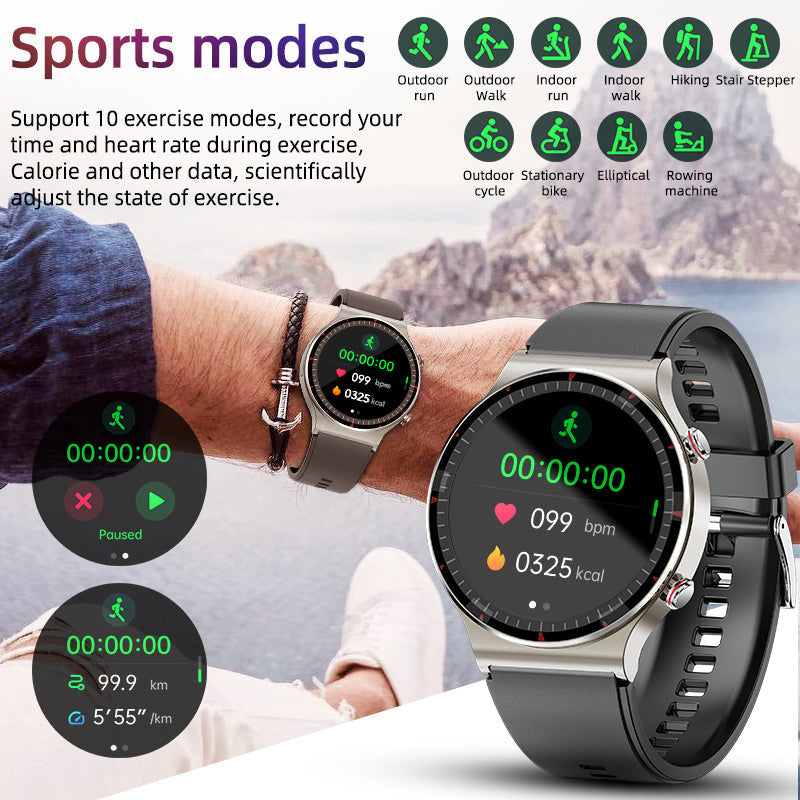 Accurate Fitness Tracker Smartwatch with Heart Monitor