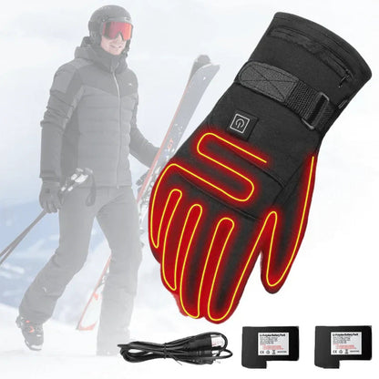 Warm Electric Gloves with Adjustable Heat Control