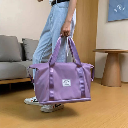 Large Capacity Dual Compartment Travel Duffel Bag