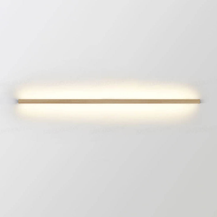 Natural Wood Japanese LED Wall Lamp