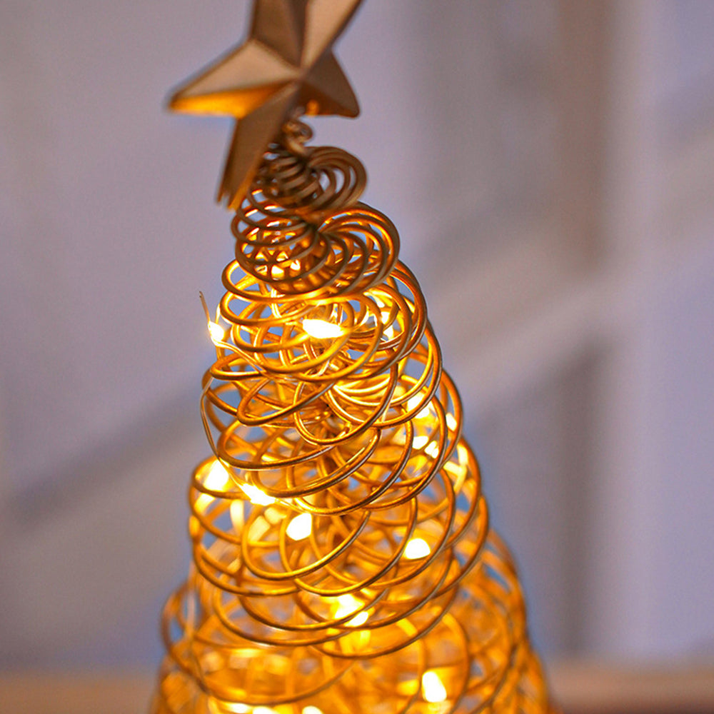 Metal Tree Table Lamp with Bright LED Lights