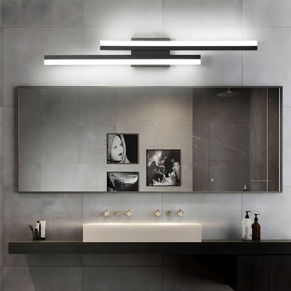 Sleek 2-Light LED Wall Sconce with Dimmer