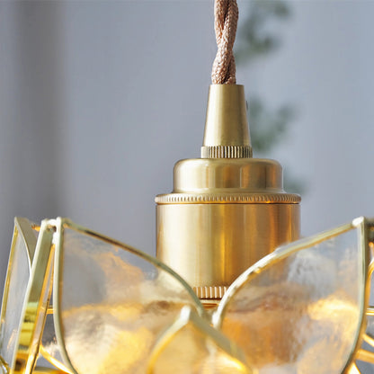 Elegant Floral Soft LED Pendant Light Fixture
