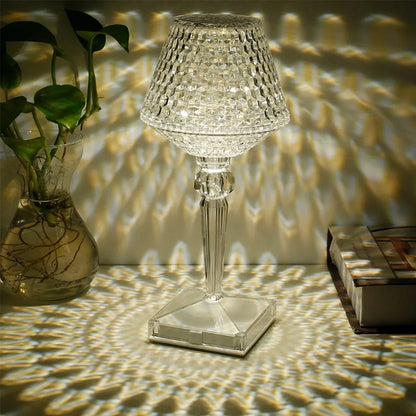 Sparkling Glass Desk Lamp