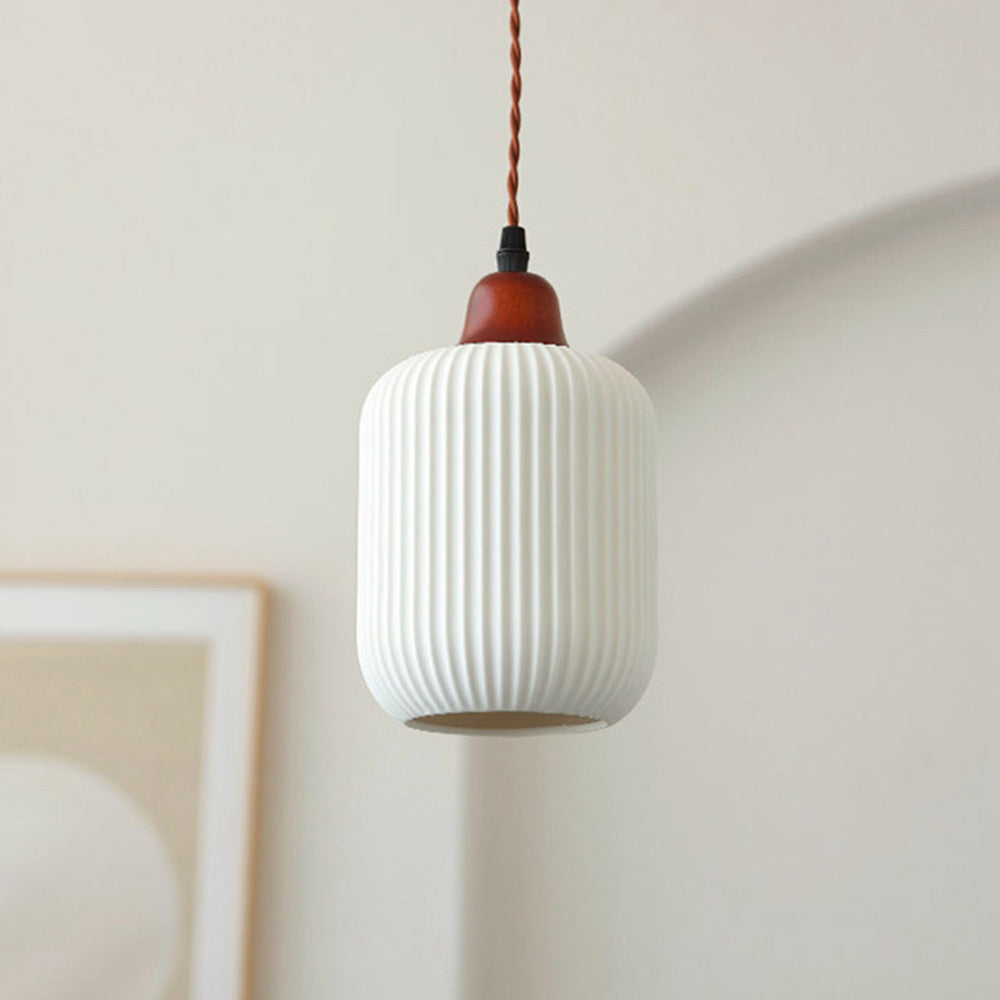 Classic White Ceramic Pendant Dining Light