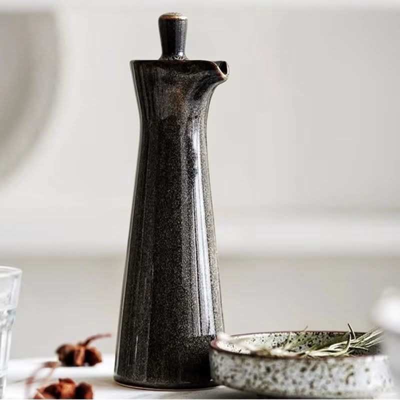 Minimalist Ceramic Spice Oil Jar - 120ml