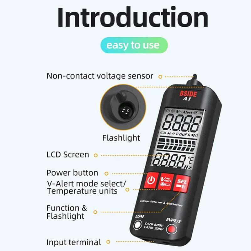 Accurate Auto Digital Multimeter Tester