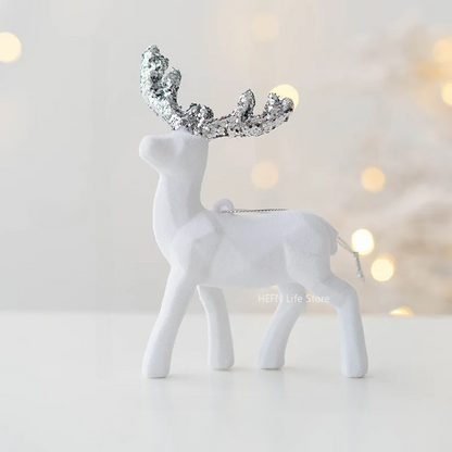 Glamorous Reindeer Christmas Ornament
