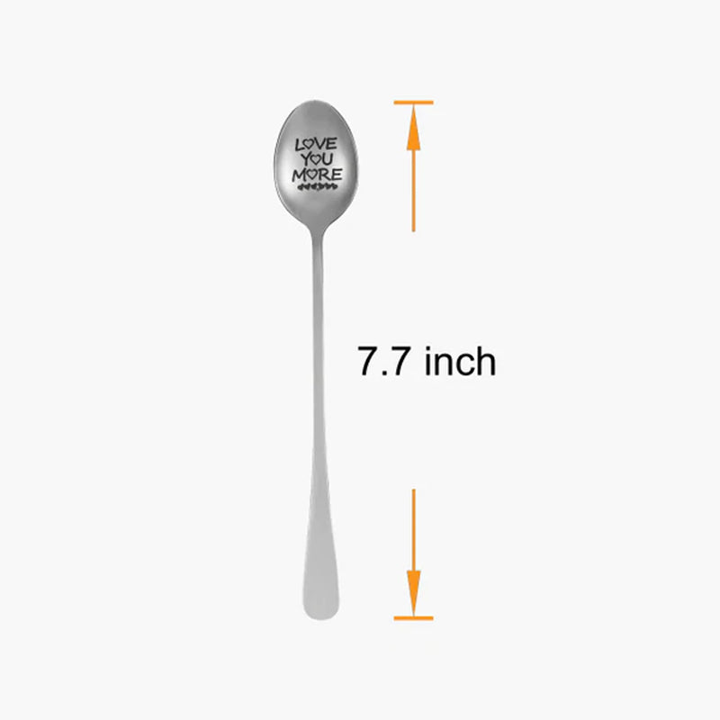 Personalized Romantic Message Spoon