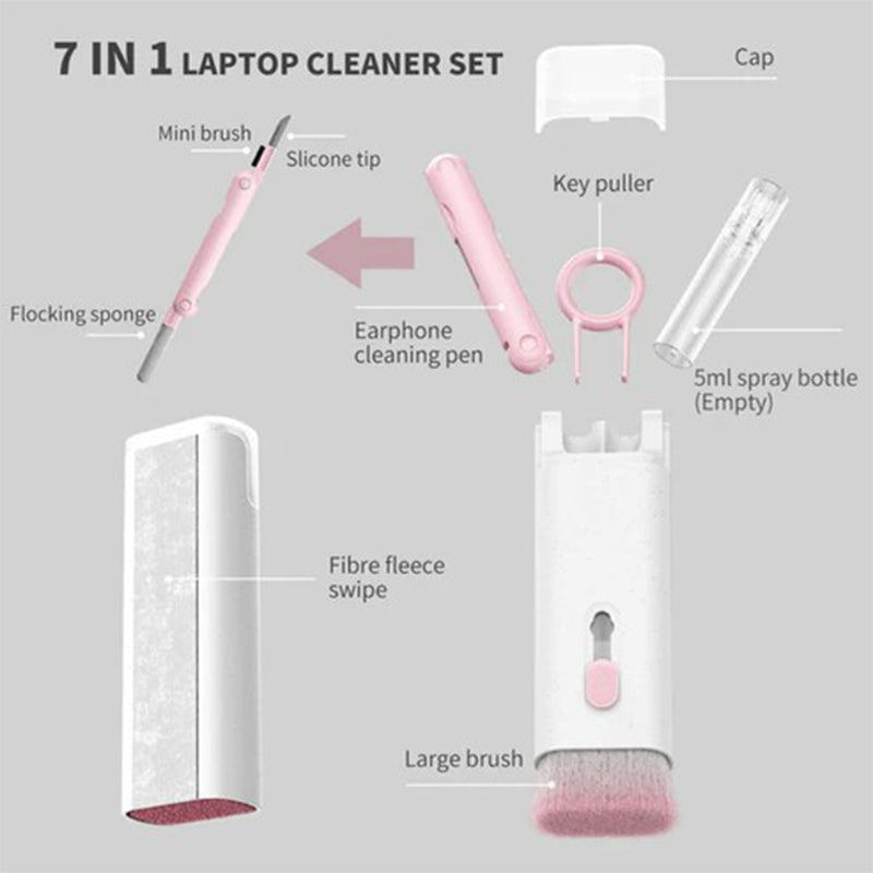 Premium 7-in-1 Tech Cleaning Tool Kit
