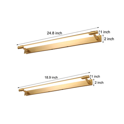Wide Adjustable Bathroom Vanity Light Bar with Sleek Finish