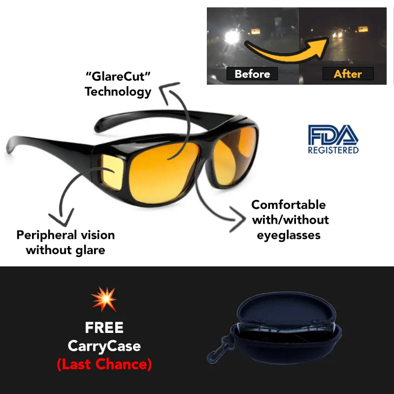 Night Driving Glasses with Anti Glare Lenses