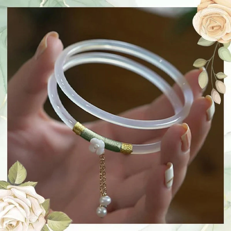Luxurious Green Jade Bangles
