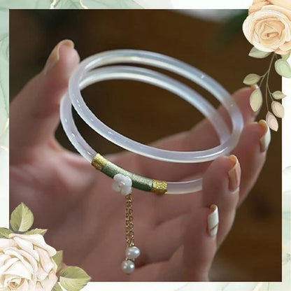 Luxurious Green Jade Bangles
