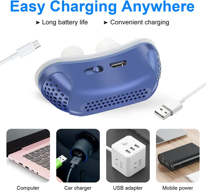 Portable Mini CPAP Sleep Apnea Device for Travel