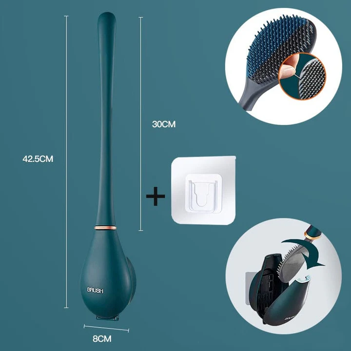 Soft Silicone Toilet Bowl Brush