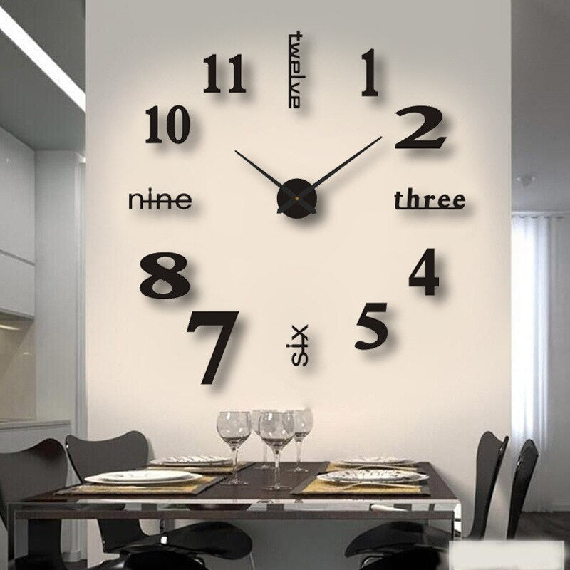 Unique Large Decorative Wall Clock