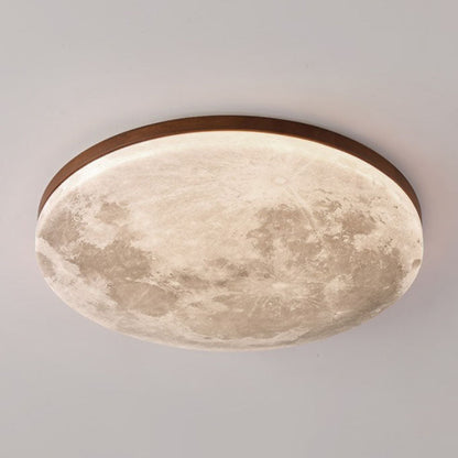 Sleek Wood LED Ceiling Light Fixtures 24W Modern Home