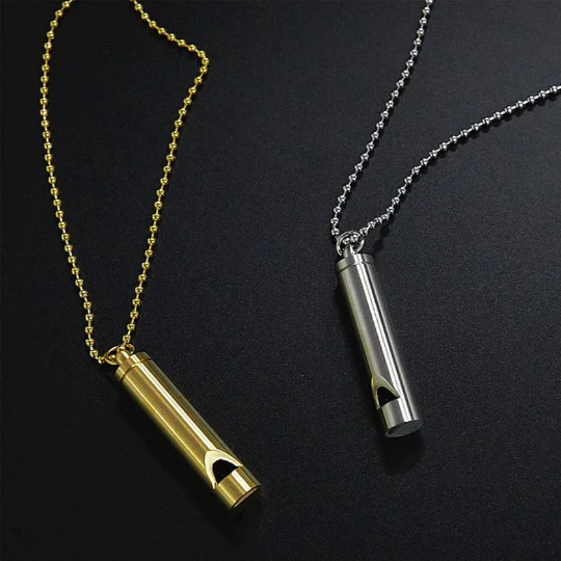 Calming Anxiety Necklace, Stainless Steel, Quit Smoking Aid