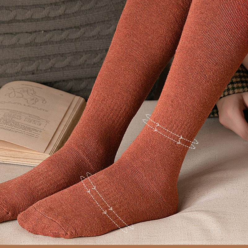 Warm Knee High Woolly Socks