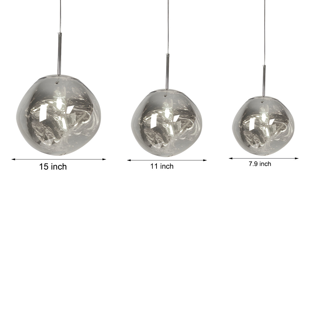 Unique Handmade Glass Ball Modern Pendant Light