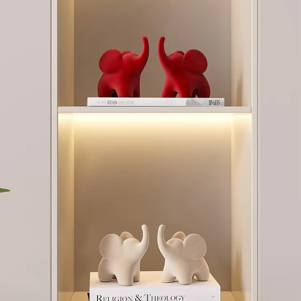 Colorful Elephant Decor Figurines