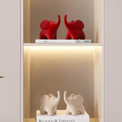 Colorful Elephant Decor Figurines