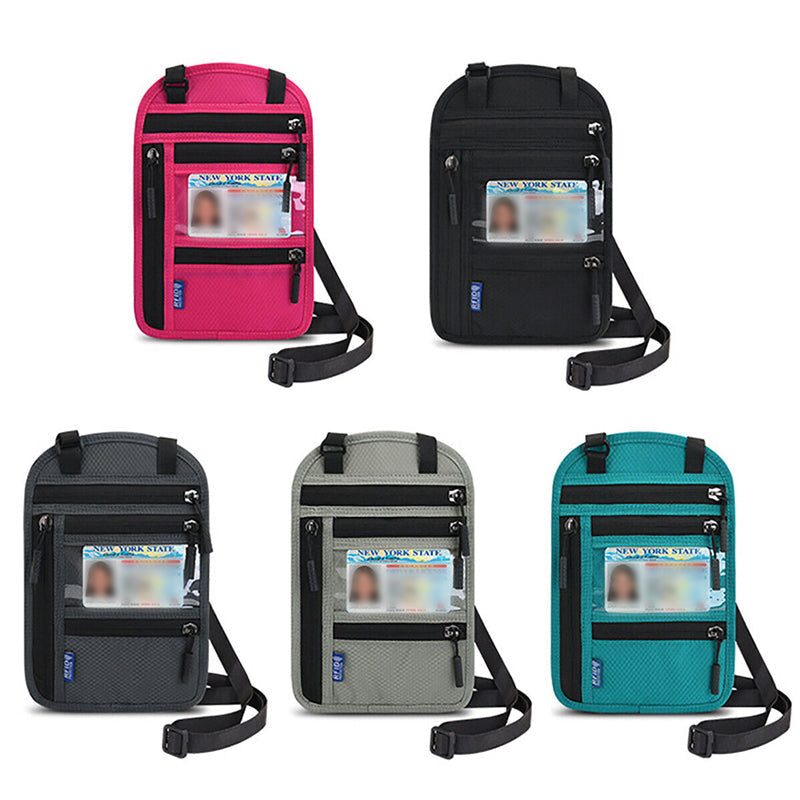 Secure Travel Wallet with RFID Passport Holder