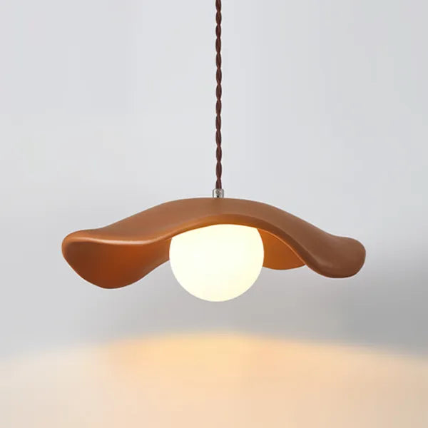 Elegant Natural Leaf Pendant Light