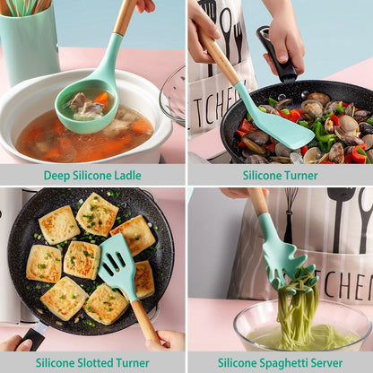 Non-Stick 11-Piece Kitchen Tool Set – Heat Resistant