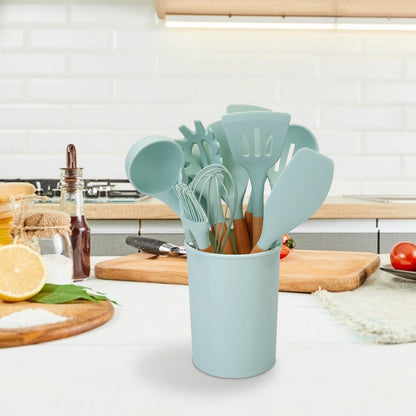 Non-Stick 11-Piece Silicone Kitchen Cookware Set
