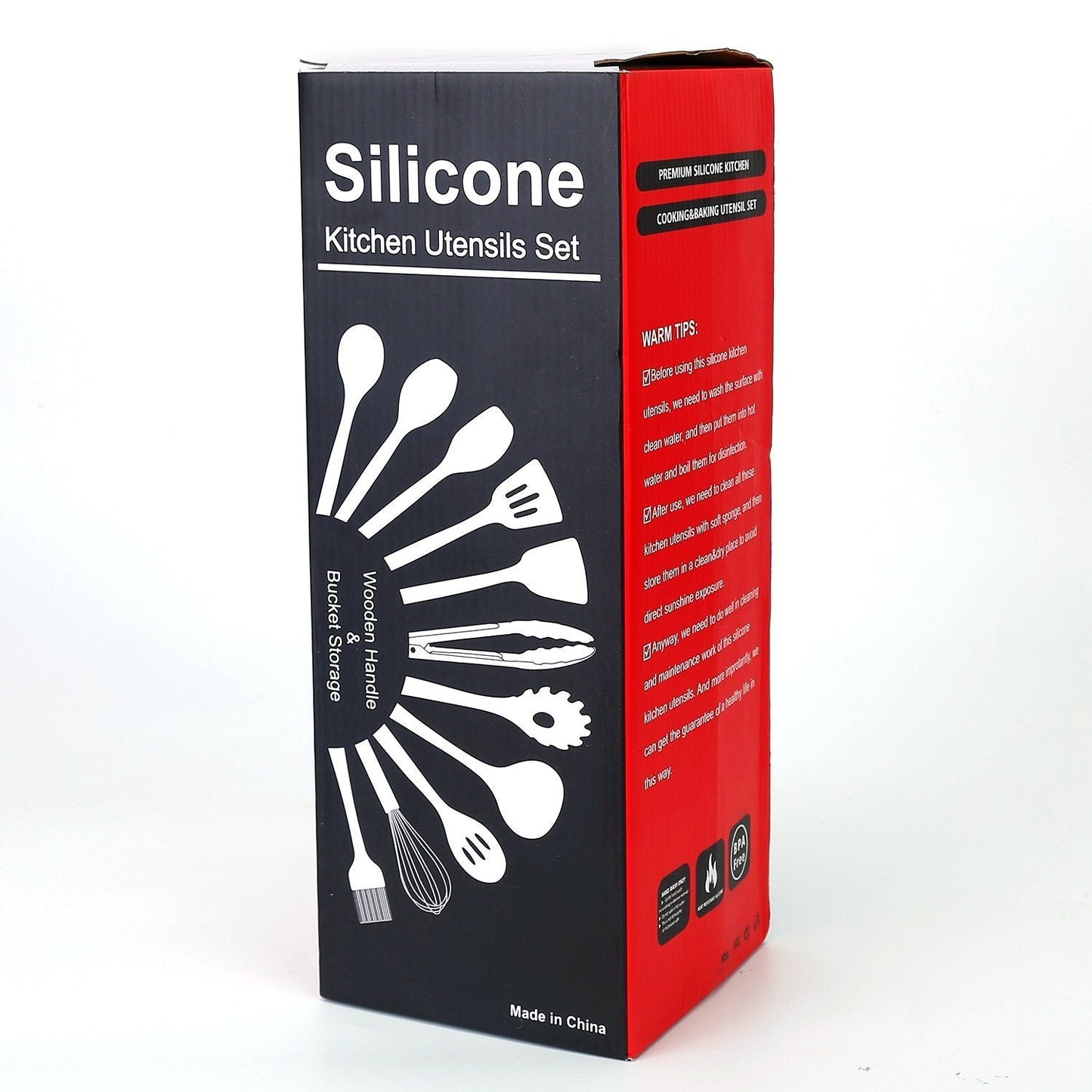 Non-Stick 11-Piece Silicone Kitchen Cookware Set