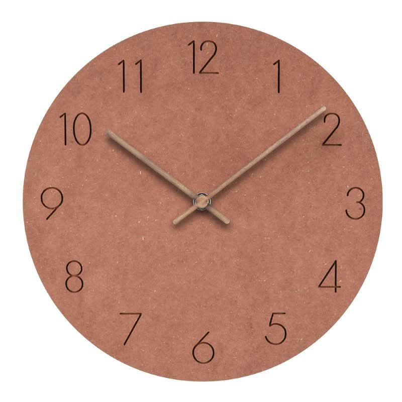 Quiet Contemporary Wooden Wall Clock