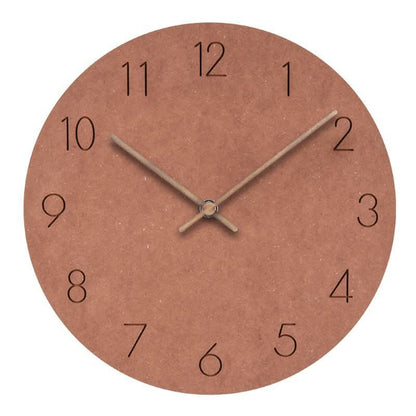 Quiet Contemporary Wooden Wall Clock