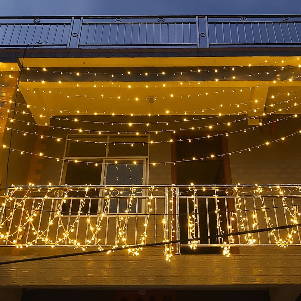 Outdoor String Lights - Waterproof Garden Fairy Lights