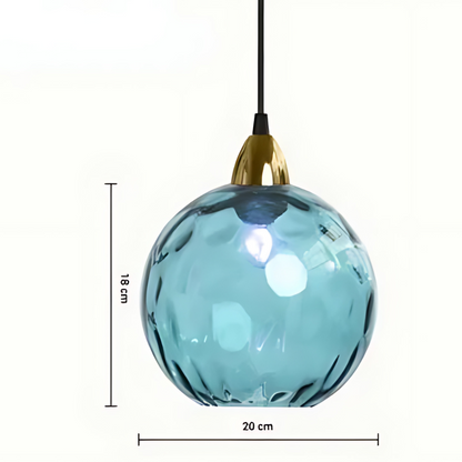 Sophisticated Pendant Light Glass Globe Lamp