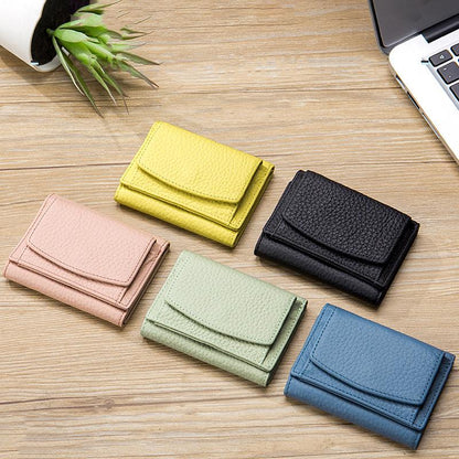 Slim Leather RFID Blocking Wallet