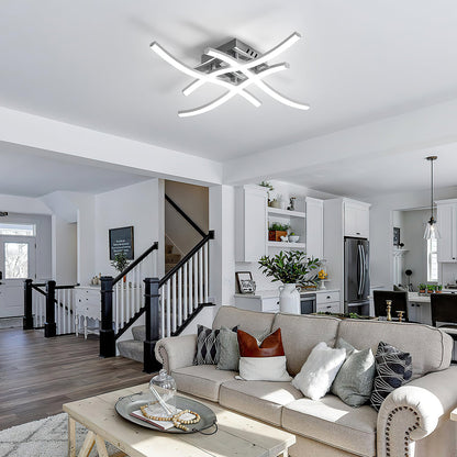 Sleek Metal LED Ceiling Lamp Noxord