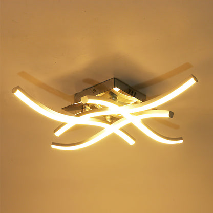 Sleek Metal LED Ceiling Lamp Noxord