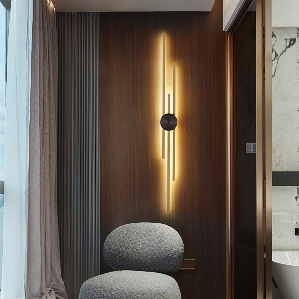 Slim Modern Metal LED Wall Light
