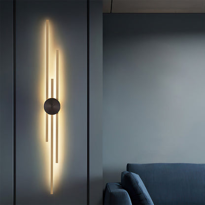 Slim Modern Metal LED Wall Light