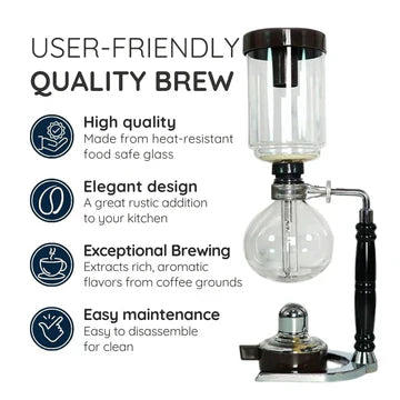 Traditional Manual Pour Over Coffee Brewer