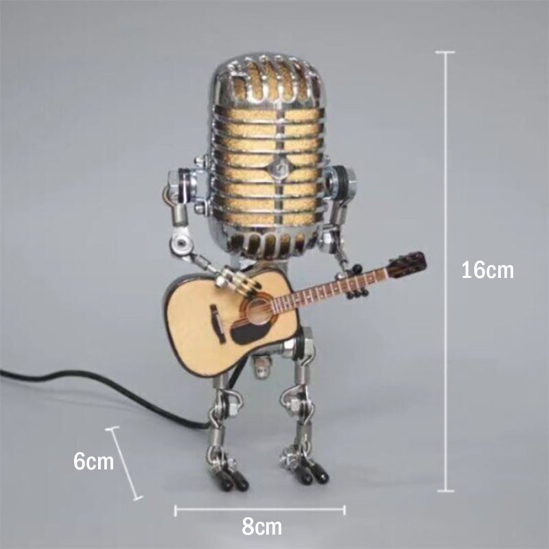 Vintage Mic Robot USB Speaker