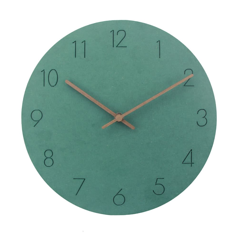 Quiet Contemporary Wooden Wall Clock